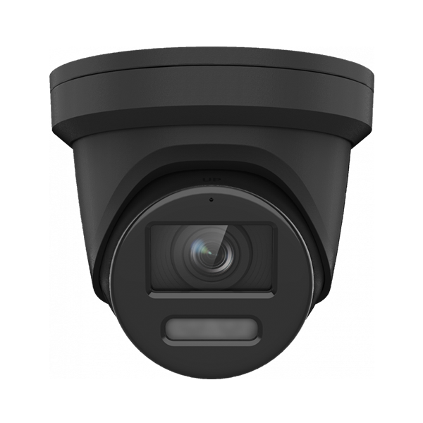 Hikvision DS-2CD2387G2-LU(2.8mm)(C)(BLACK) AcuSense 8MP fixed lens ColorVu turret camera with built in mic